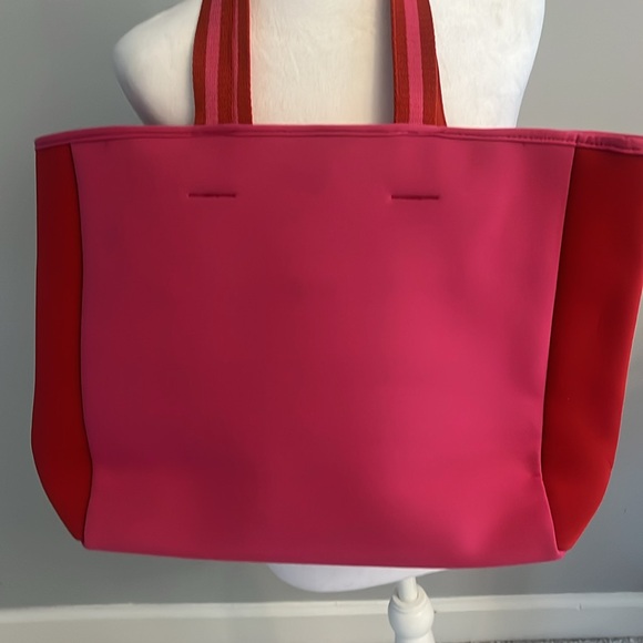 SUMMERSALT NEOPRENE NWT red/pink tote - Picture 7 of 7